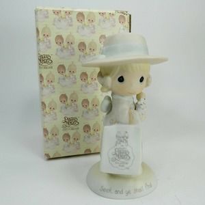 SEEK AND YE SHALL FIND Precious Moments Figurine E-0005 1984 Membership PBHV0